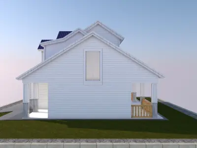 Mini House Low-poly 3D model purchase