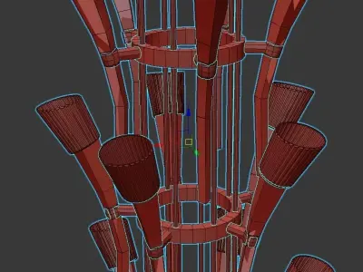 TUSK CHANDELIER 3D model