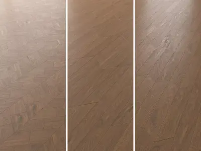  Parquet Oak Vincinyatta Brushed set 7 3D model