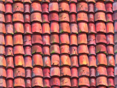Stylized Roof Seamless Texture Texture