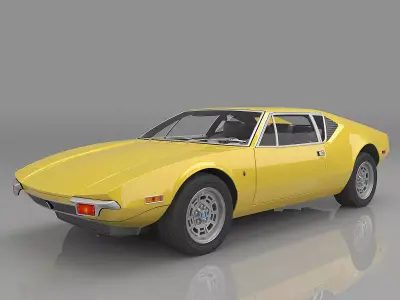 1971 De Tomaso Pantera 3D model
