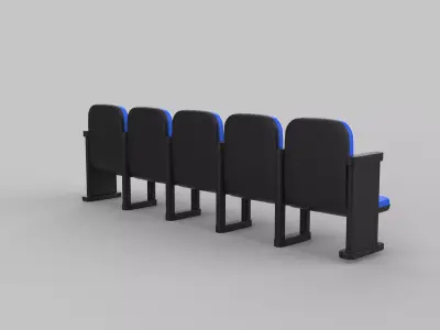 3D stadium seats   3D model