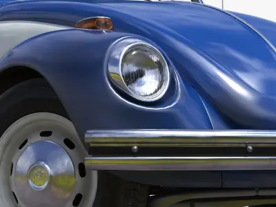  Retro Volkswagen Cars Rigged Collection 2 