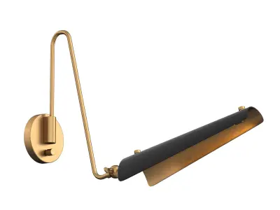 Osorio 4-in Wall Vanity Light 3D model