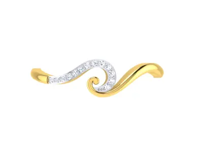 Women Ring Render 3dm STL OBJ FBX Details 3D print model 2