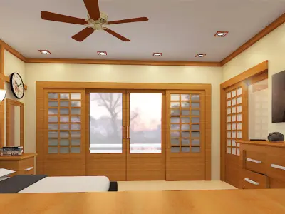 Bedroom japan style 3D model