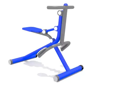 Kid Play Fitness Low-poly 3D model get