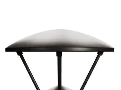 Lantern-10 light post with dome on top 3D model