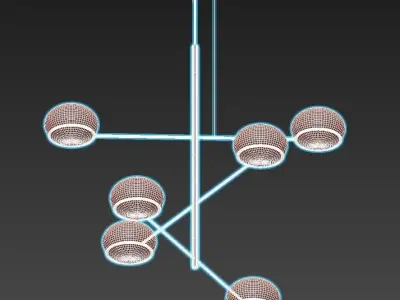 COCO CHANDELIER 3D model purchase