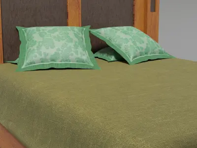 Old Style Bed 3D model