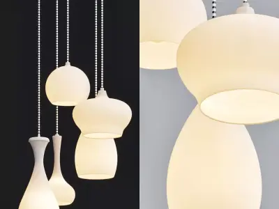 Hanglamp Drops  Wonen  Lighting 3D model