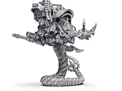 Dark Techno Lamiax armoured vehicle 3D print model