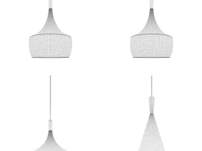 Hanging lamp Yodeng 3D model