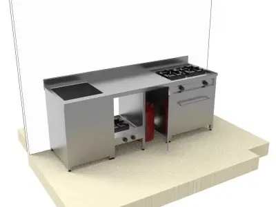 kitchen 61 3D model