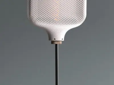 Flat Cube lampshade for table lamp or ceiling 3D print model purchase