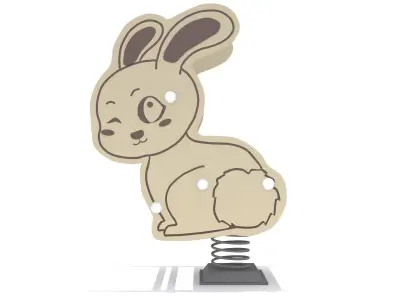 Playground - Rabbit Rider Low-poly 3D model