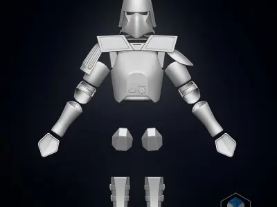 Galactic Marine Clone Trooper Armor 3D model