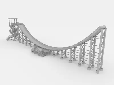 Waterpark Slide 13 3D model