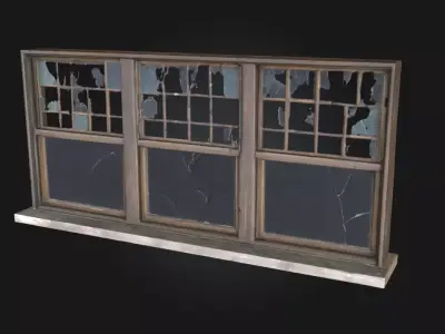 Shattered Reflection  Symbolic Fragments of Broken Truth 3D model