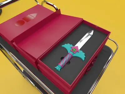 Squid Game season 3 Maze gashapon game draw lots scene  3D model