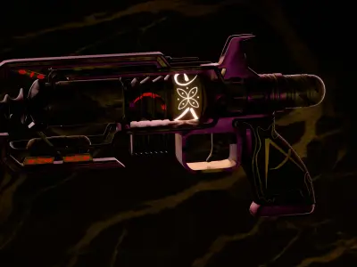 wingman apex pistol Low-poly 3D model