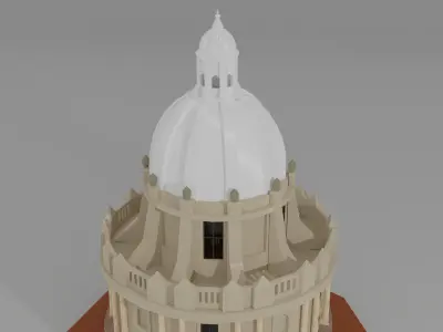 Building oxford cathedral 3D model