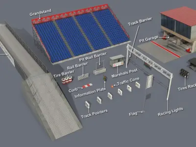  Race Track Construction Kit 