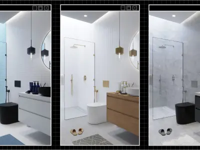 One scene many choice - Bathroom Scene - VOL1 3D model