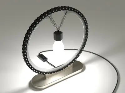 Industrial O-lamp 3D model