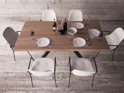 Home and Restaurant - The Dining Table 06 3D model
