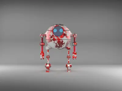 Robot 3D model 17