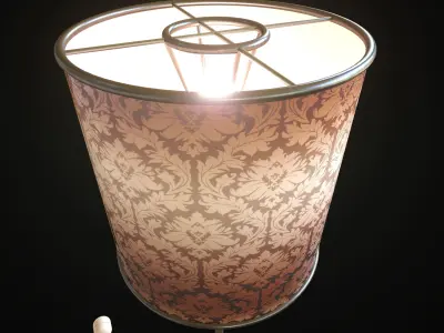 Vintage Standing Lamp 3D model