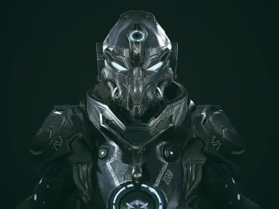 Battle suit Destroyer HIGHPOLY 3D model