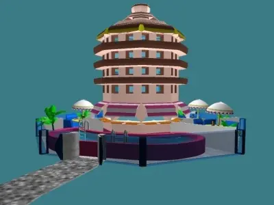 Hotel Maquette 3D model