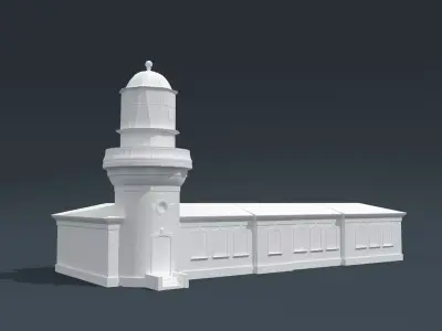 Sochi lighthouse 3D model