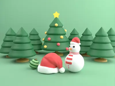 Christmas Stuff 3D model