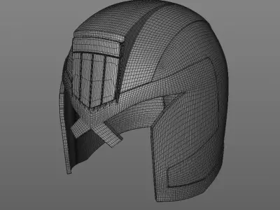 Dredd 2012 helmet 3D print model