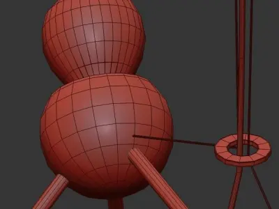 Molecule Gold 3D model