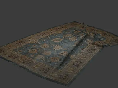 Rug Collection Low-poly 3D model