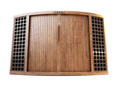 Vintage Decca Television Unit 3D model