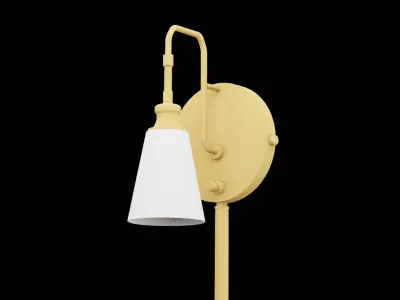 Street Lamp Furniture Low-poly 3D model purchase