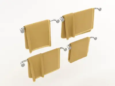 Hanging Towels 1 3D model