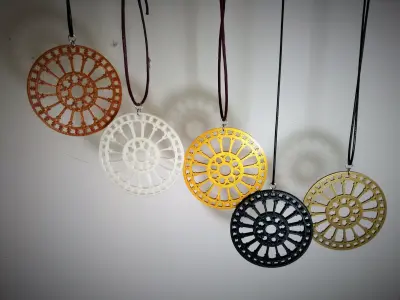 Medieval rose window Ostuni Cathedral  3D print model