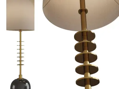 Cyan Design Sheridan Table Lamp Low-poly 3D model