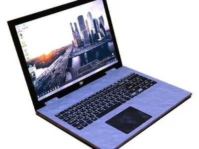 3D model of hp laptop 3D model