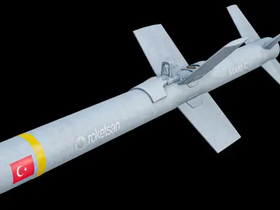  Roketsan x2 MAM Family Munituons Package L and C PBR 