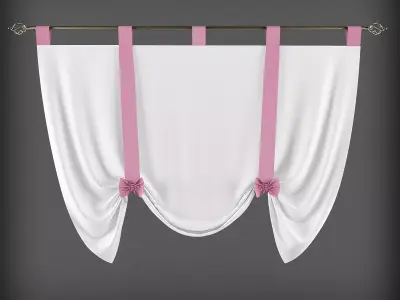 Curtain 3D model 311 Low-poly 3D model
