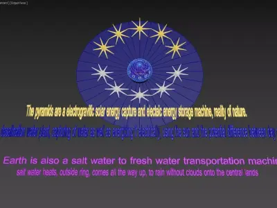 Concept Regarding the Pyramids and their intelligence of nature 3D model