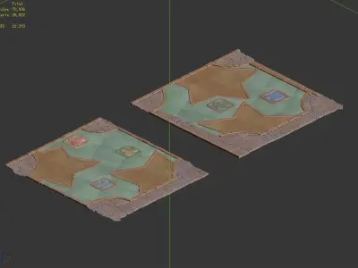 Disney main city - ground 31 3D model