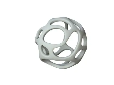 SciFi Cube Object No 21481 Low Poly Shape Texture